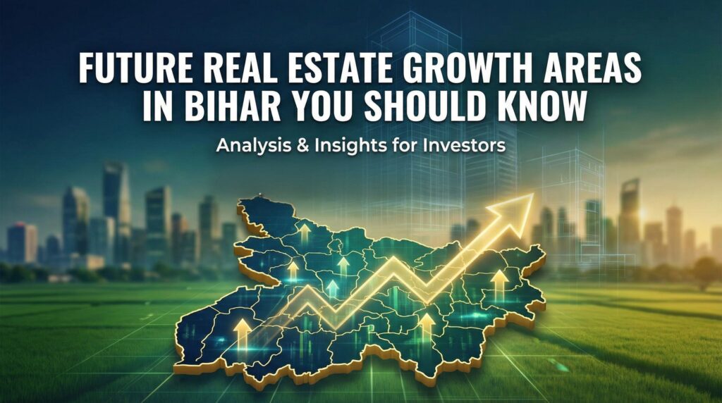 Future real estate growth areas in Bihar showing rising property investment opportunities and development trends for investors.